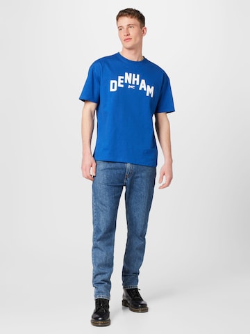 DENHAM T-shirt 'LOND' i blå