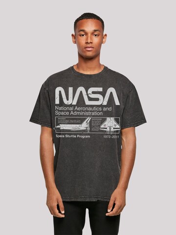 T-Shirt F4NT4STIC en noir : devant