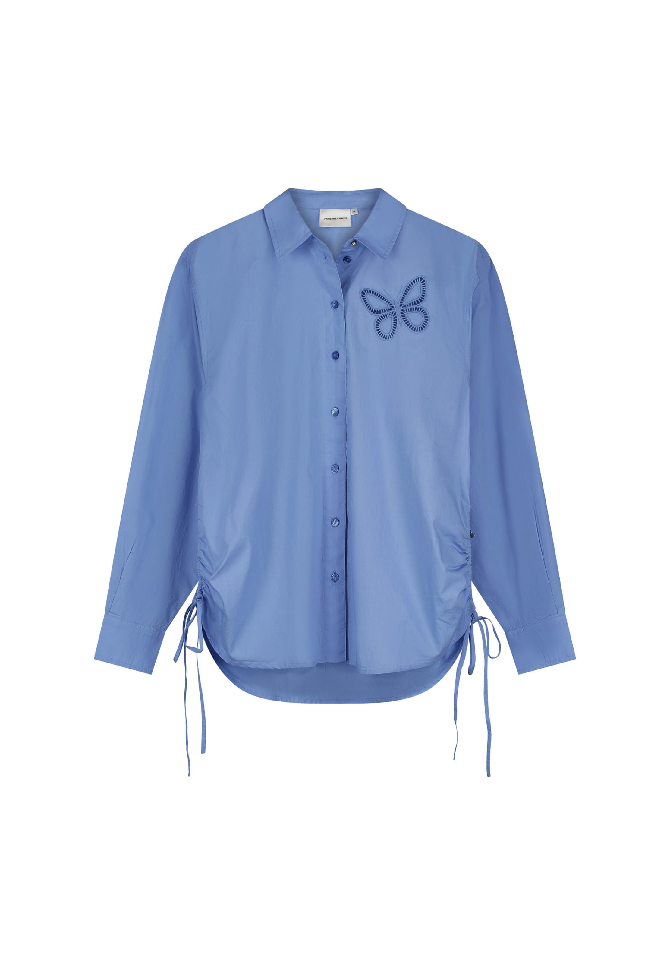 Chemisier Fabienne Chapot en bleu : devant