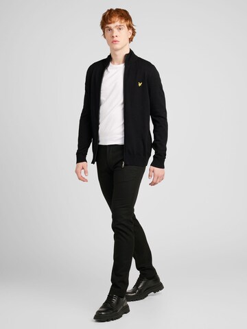 Lyle & Scott Knit cardigan in Black