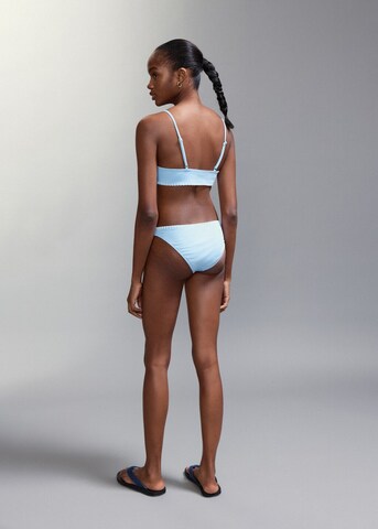 MANGO TEEN Balconette Bikini 'Noah' in Blue