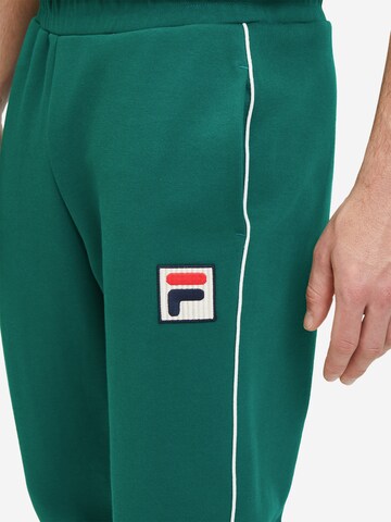Effilé Pantalon 'LINCOLN' FILA en vert