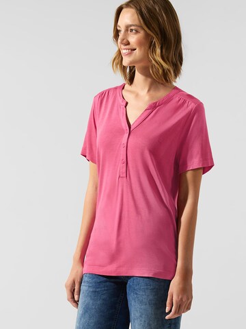 STREET ONE Shirt in Roze: voorkant