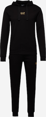 EA7 Emporio Armani Sweat suit in Black: front