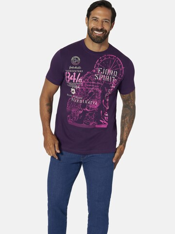 Jan Vanderstorm Shirt 'Dominik' in Purple: front