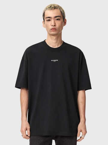AllSaints Μπλουζάκι σε μαύρο: μπροστά