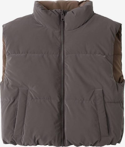 MANGO TEEN Weste 'Bicolor' in braun, Produktansicht