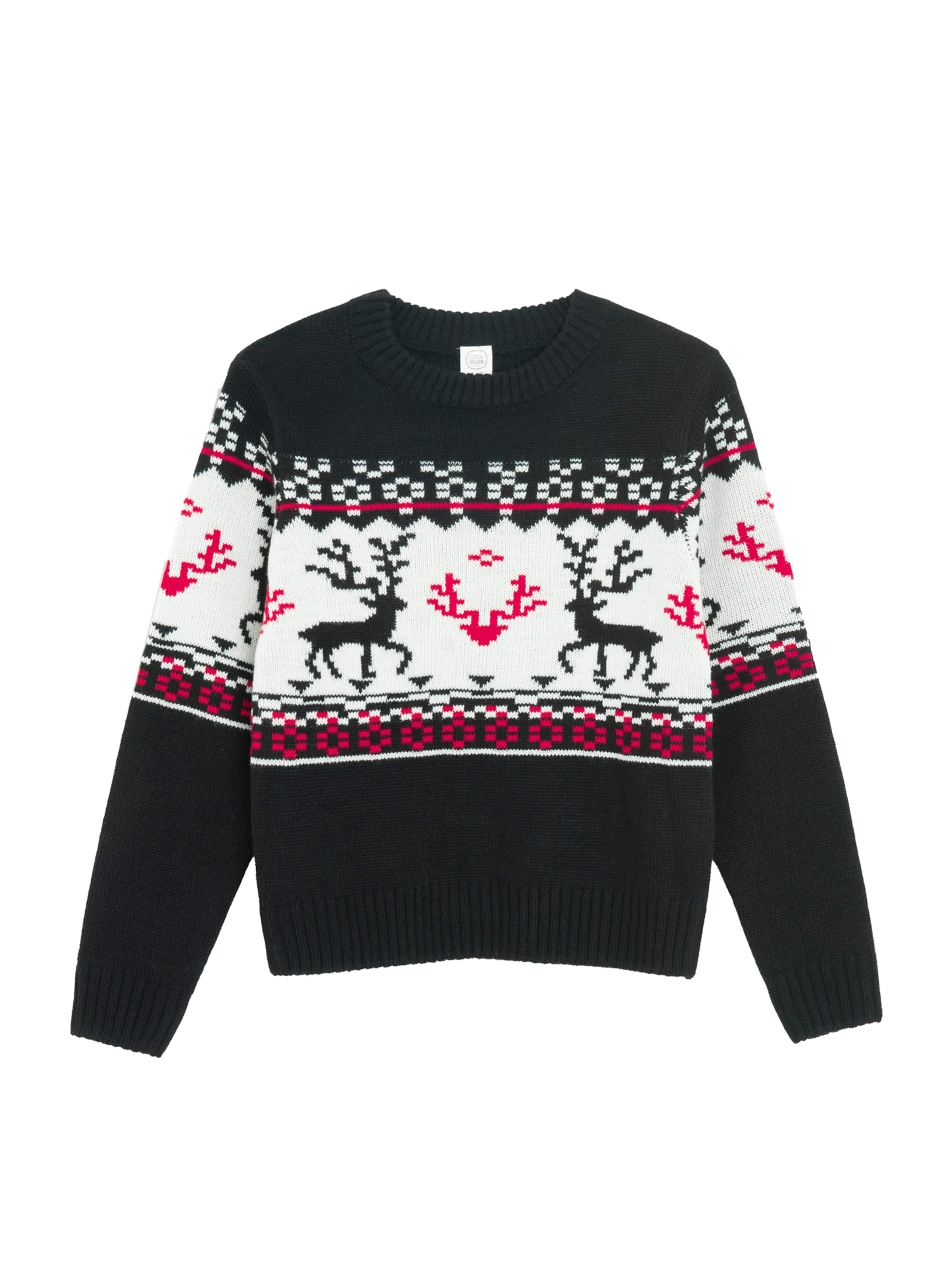 Cool Club Sveter - Čierna: predná strana