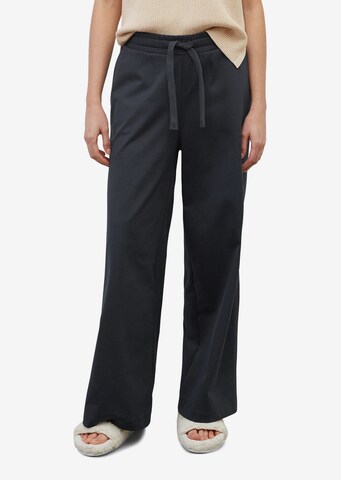 Marc O'Polo Wide leg Trousers in Blue: front