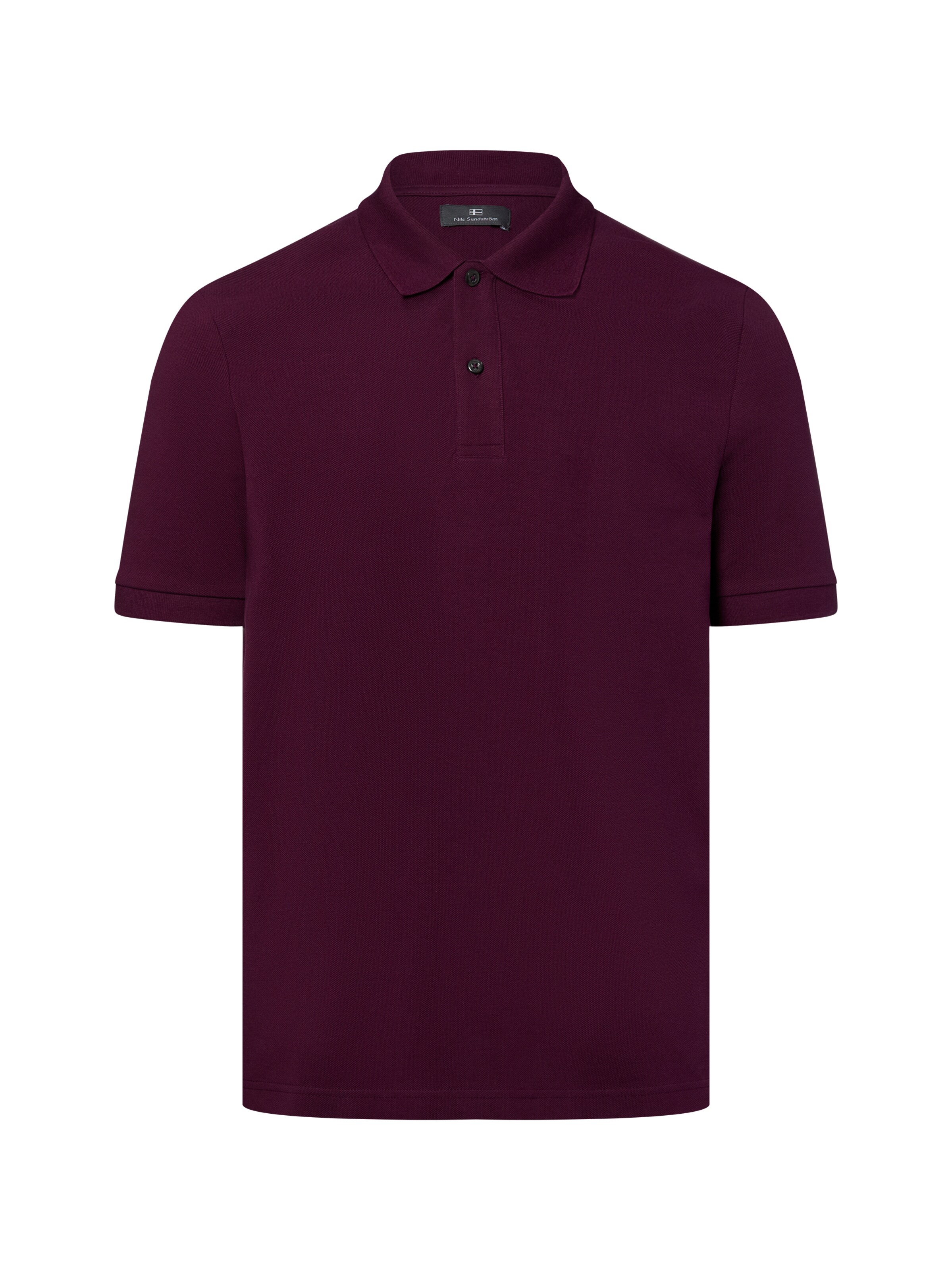 Nils Sundström Poloshirt in Lila: Vorderseite