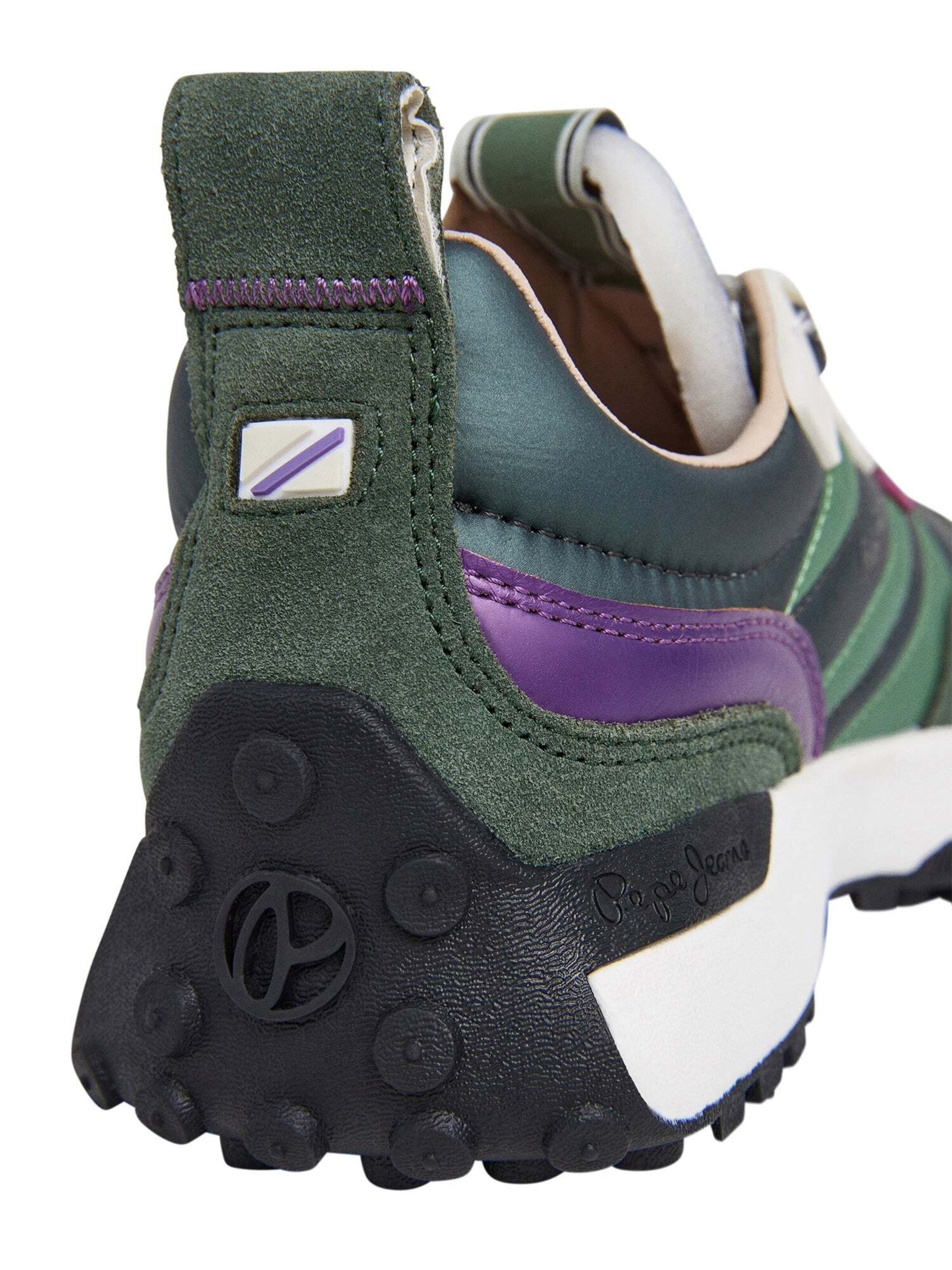 Baskets basses 'Lucky Shiny' Pepe Jeans en vert