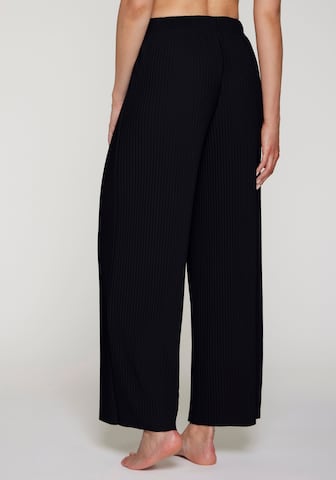 LASCANA Wide Leg Hose in Schwarz