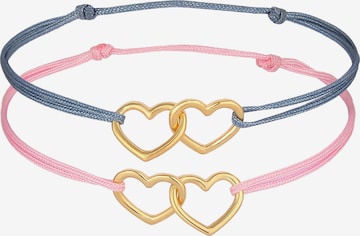 ELLI Armband Herz in Gold: Vorderseite