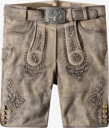 STOCKERPOINT Regular Trachtenhose 'Logan' in Grau: Vorderseite