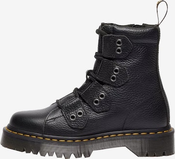 juoda Dr. Martens Auliniai batai su raišteliais '1460 Bex': priekis