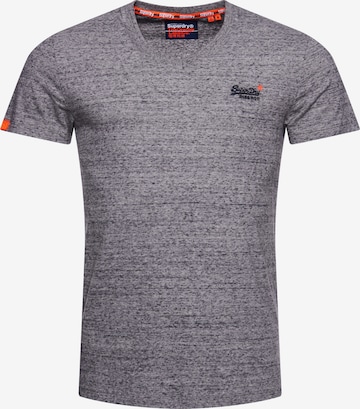 T-Shirt Superdry en gris : devant