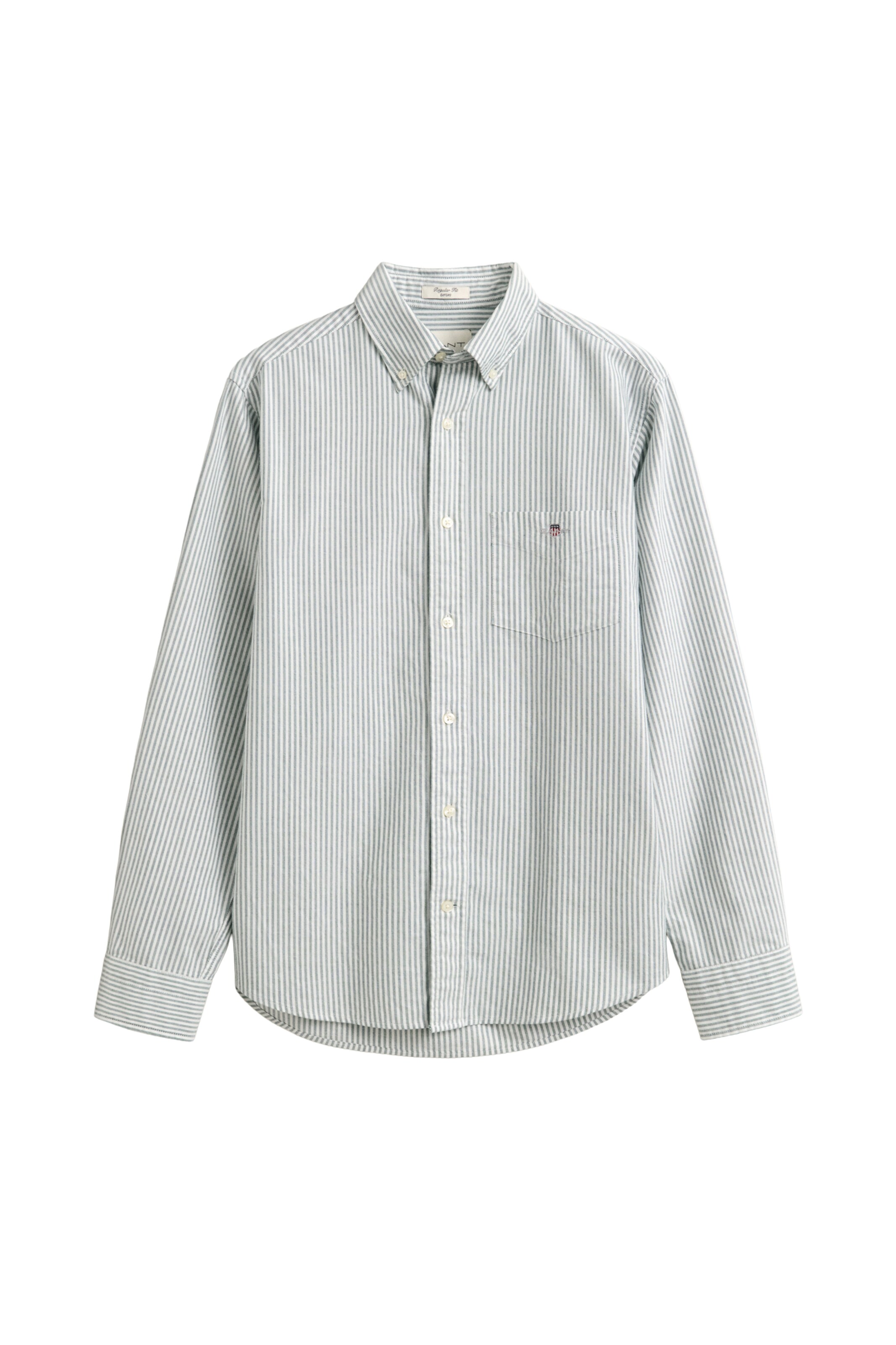 GANT Regular fit Button Up Shirt in Green: front