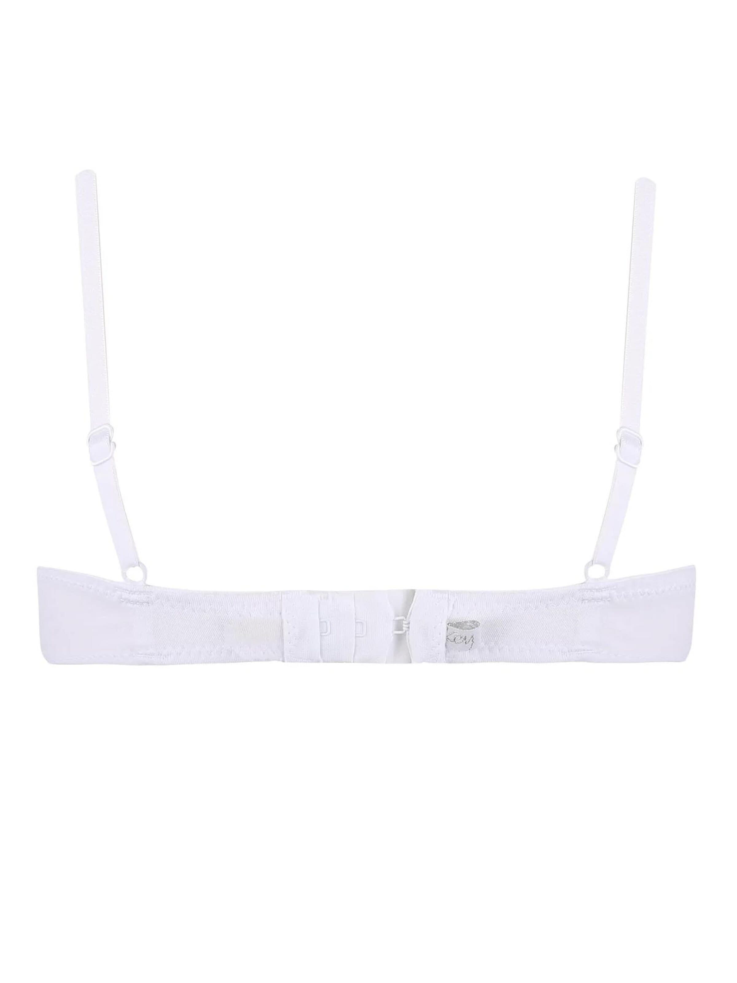Key T-shirt Bra 'Biustonosz TBM 120' in White