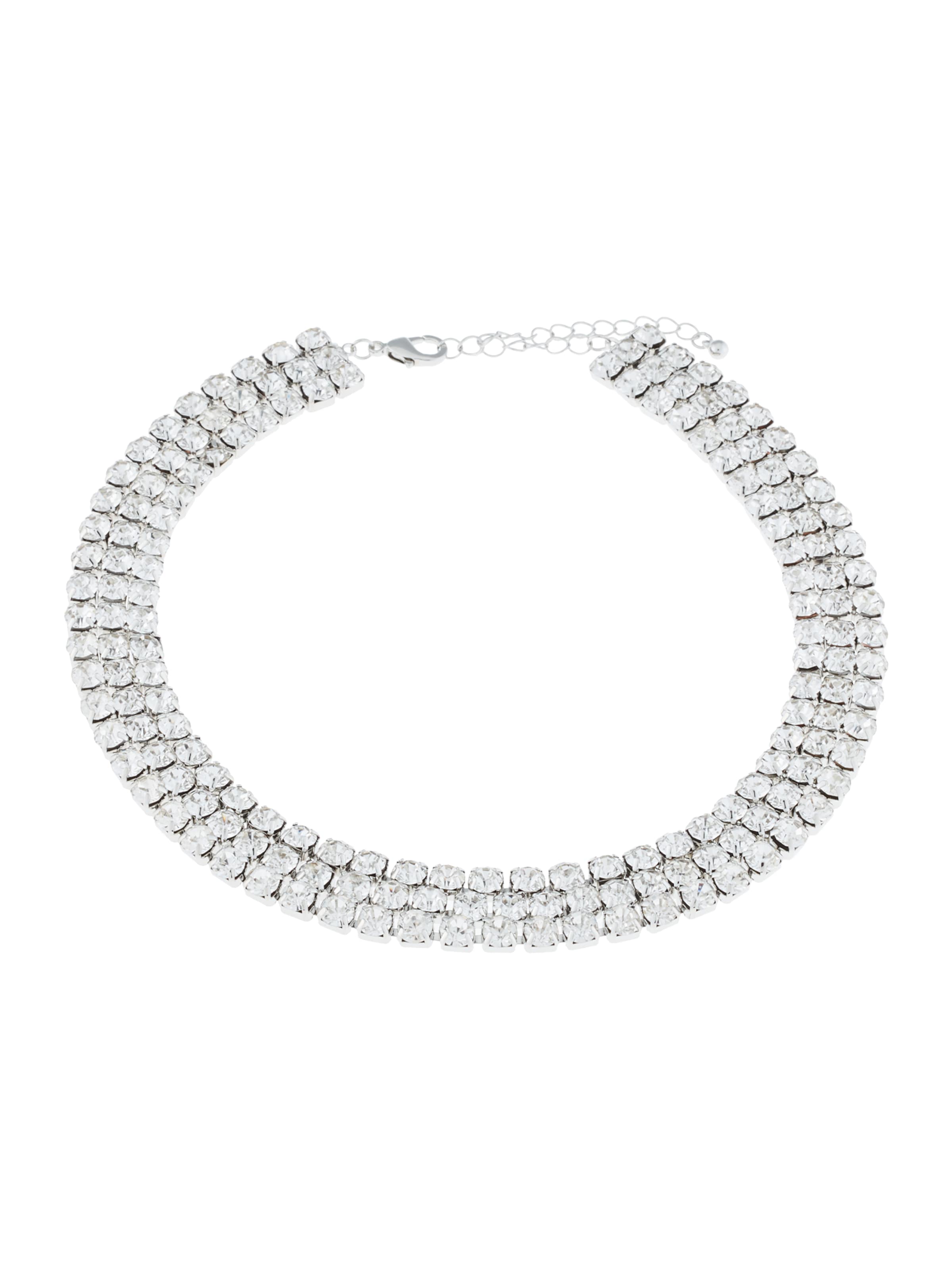 ABOUT YOU Retiazka 'KCN-65409-2x' - Strieborná: predná strana