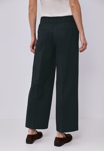 STREET ONE Wide Leg Hose in Grün