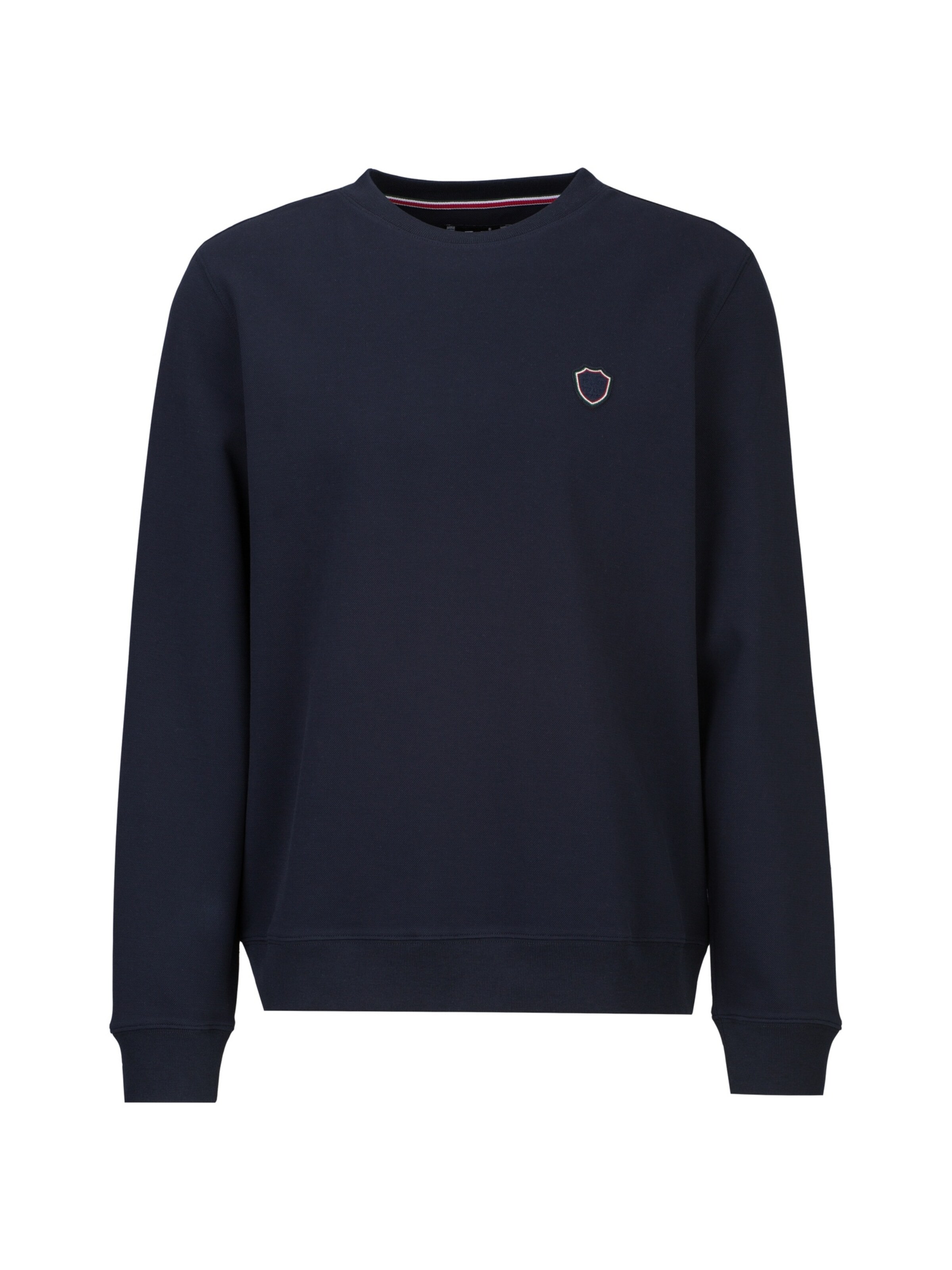 19V69 ITALIA Sweatshirt 'Nico' in de kleur Navy / Rood / Wit, Productweergave