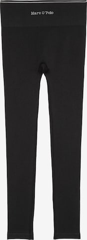 Marc O'Polo - regular Leggings ' Seamless Waffle ' en negro: frente