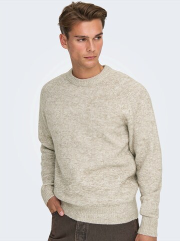 Pullover 'ONSBERNO' di Only & Sons in beige