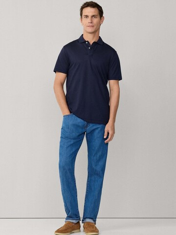 T-Shirt 'PIQUE' Hackett London en bleu