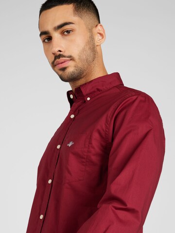 GANT Regular fit Риза в червено