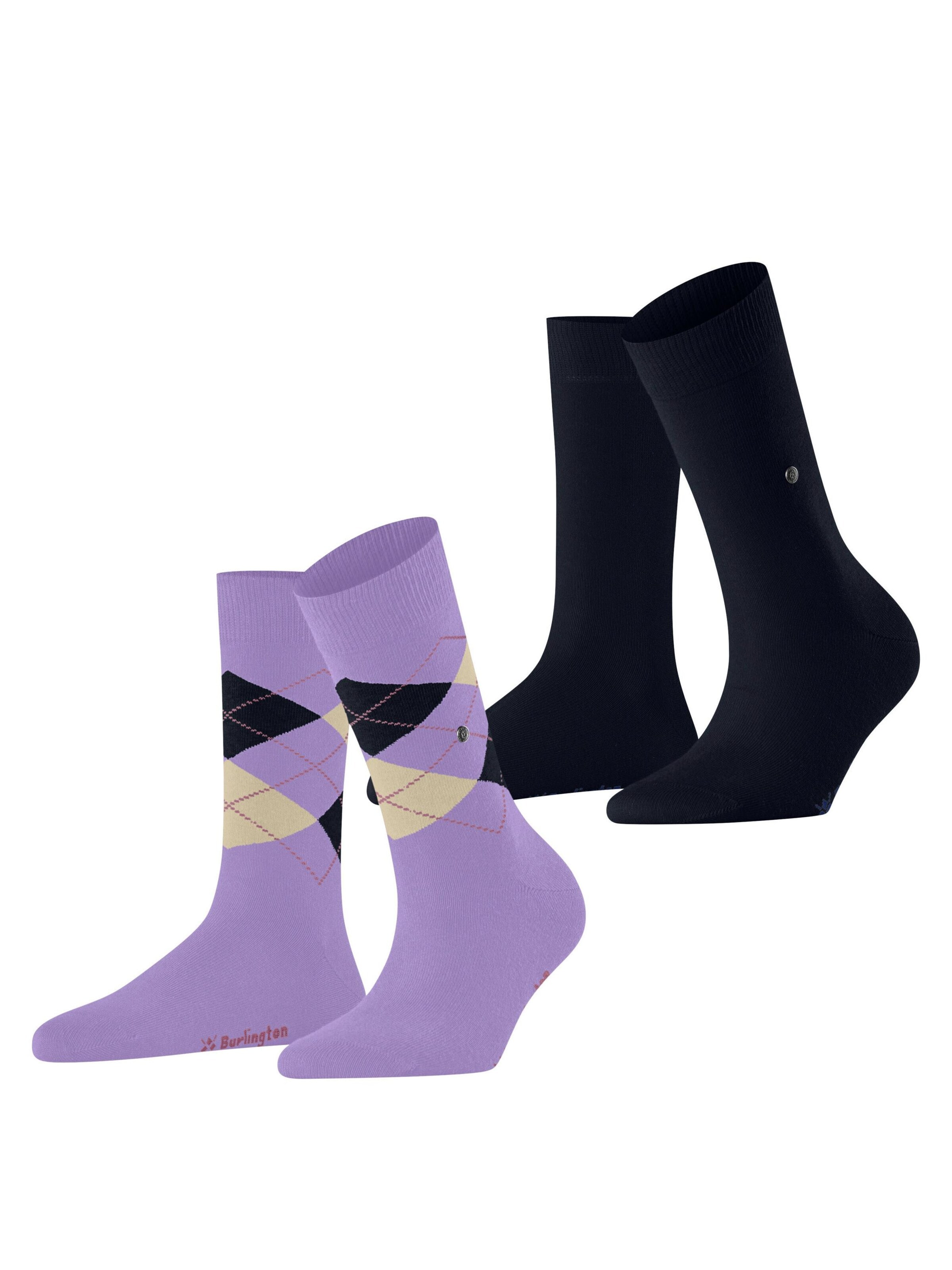 BURLINGTON Socks 'Everyday Mix 2-Pack' in Purple: front