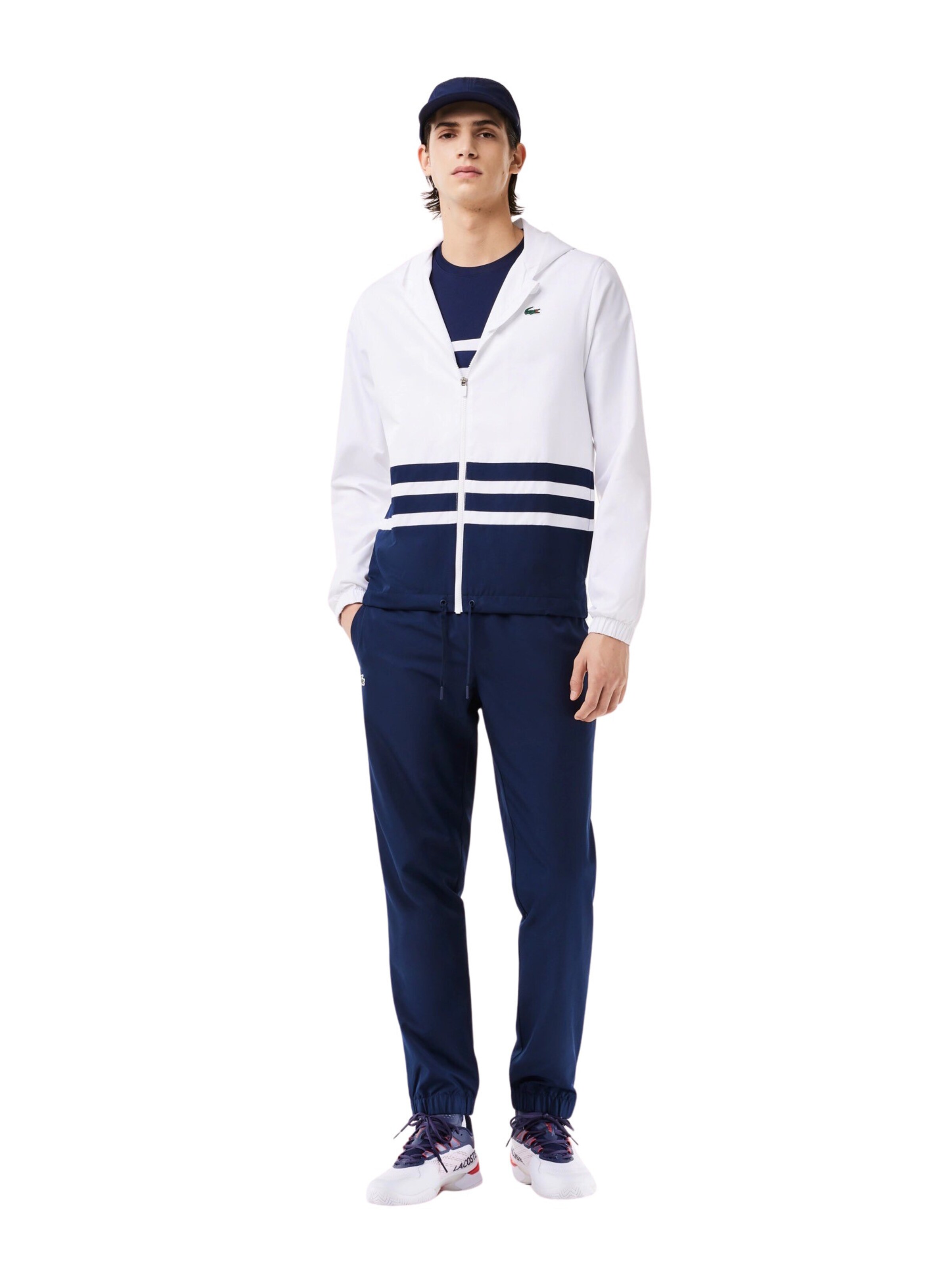 LACOSTE Костюм для бега в Синий: спереди