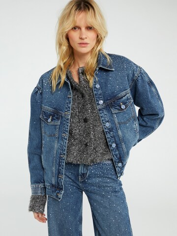 Fabienne Chapot Tussenjas 'Dana' in Blauw: voorkant