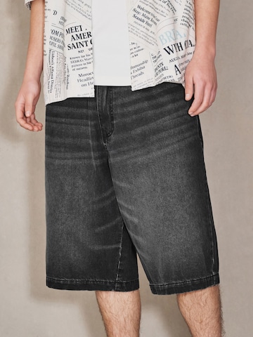 Baggy Jeans 'Jumbo Jort' di Next in nero: frontale