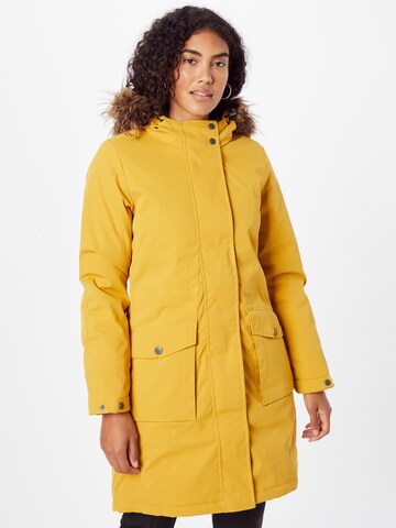 Manteau outdoor G.I.G.A. DX by killtec en jaune : devant