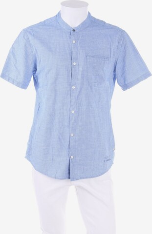 QS by s.Oliver Button Up Shirt in L in Blue: front