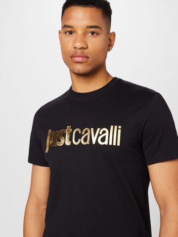 Just Cavalli Тениска в черно