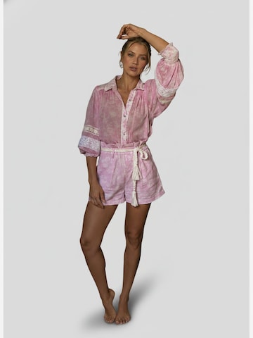 Regular Pantalon 'Short Ilaria' Miss June en rose