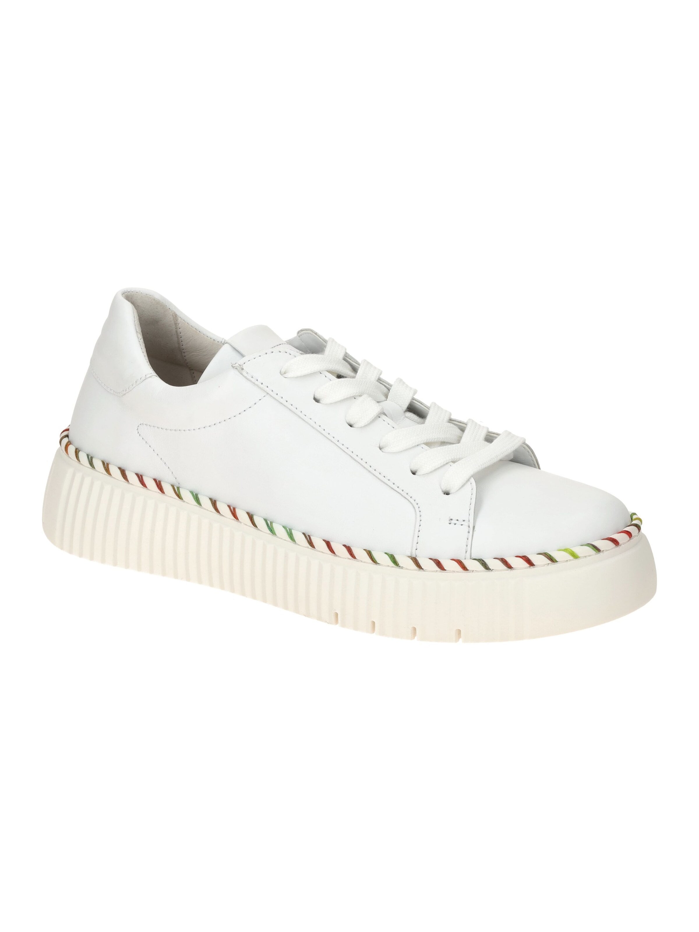 GABOR Lace-Up Shoes in White: front