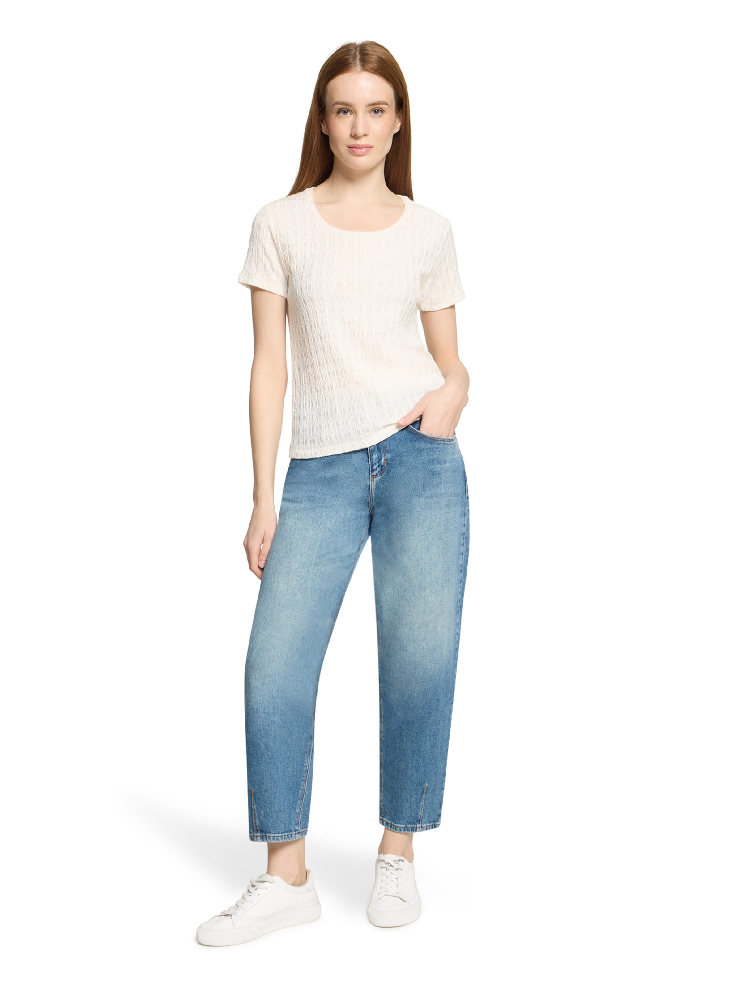 T-shirt Cartoon en beige