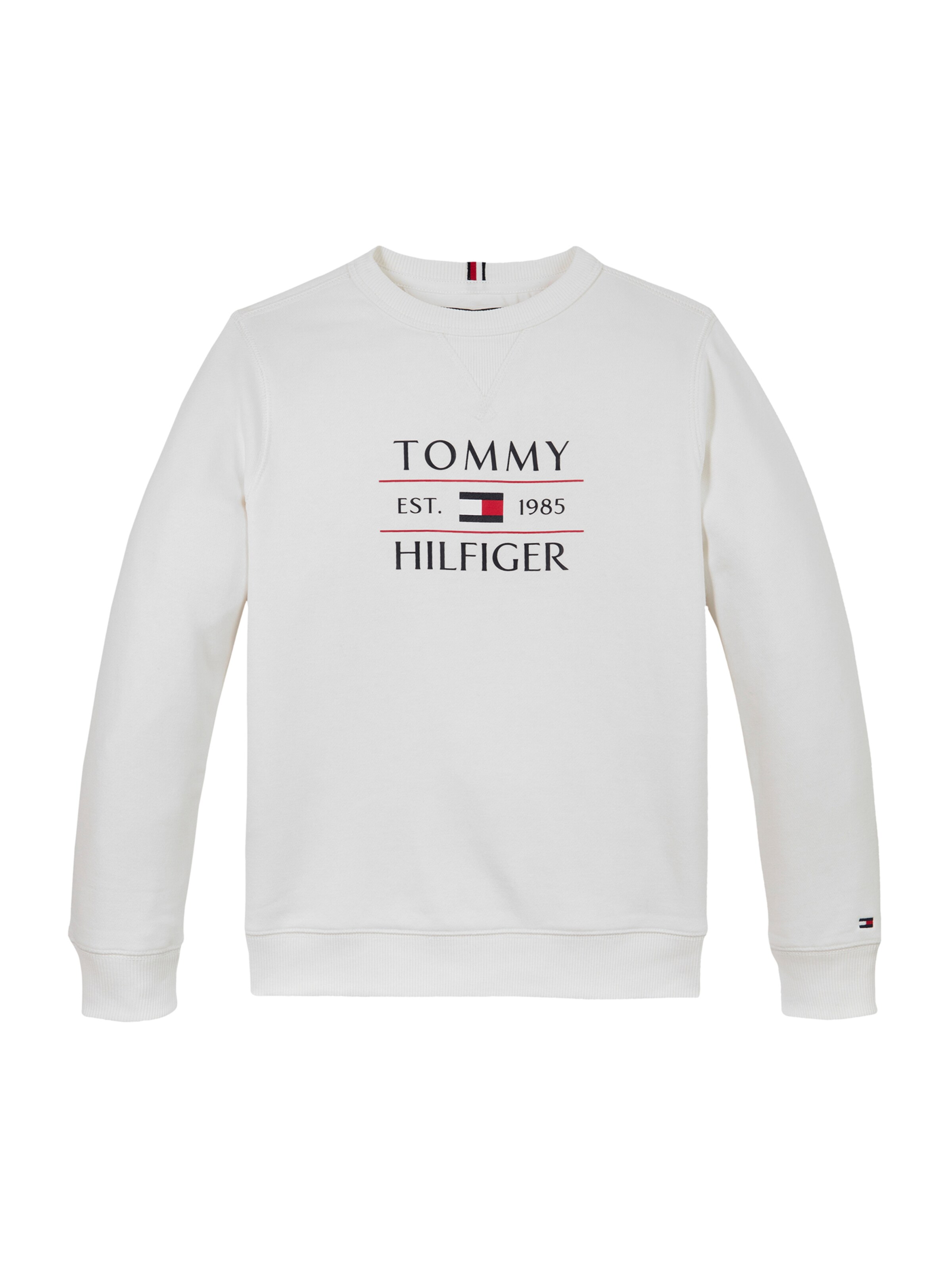 TOMMY HILFIGER Mikina - Biela: predná strana