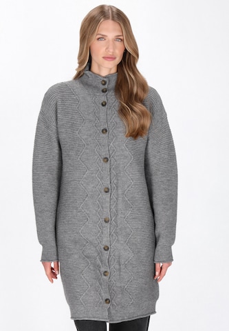 Cardigan DreiMaster Vintage en gris : devant