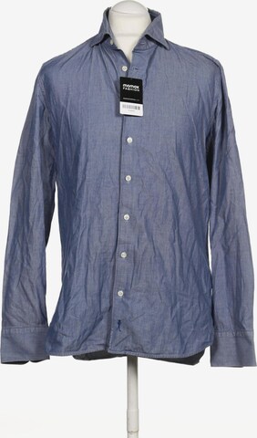 Marc O'Polo Button Up Shirt in L in Blue: front