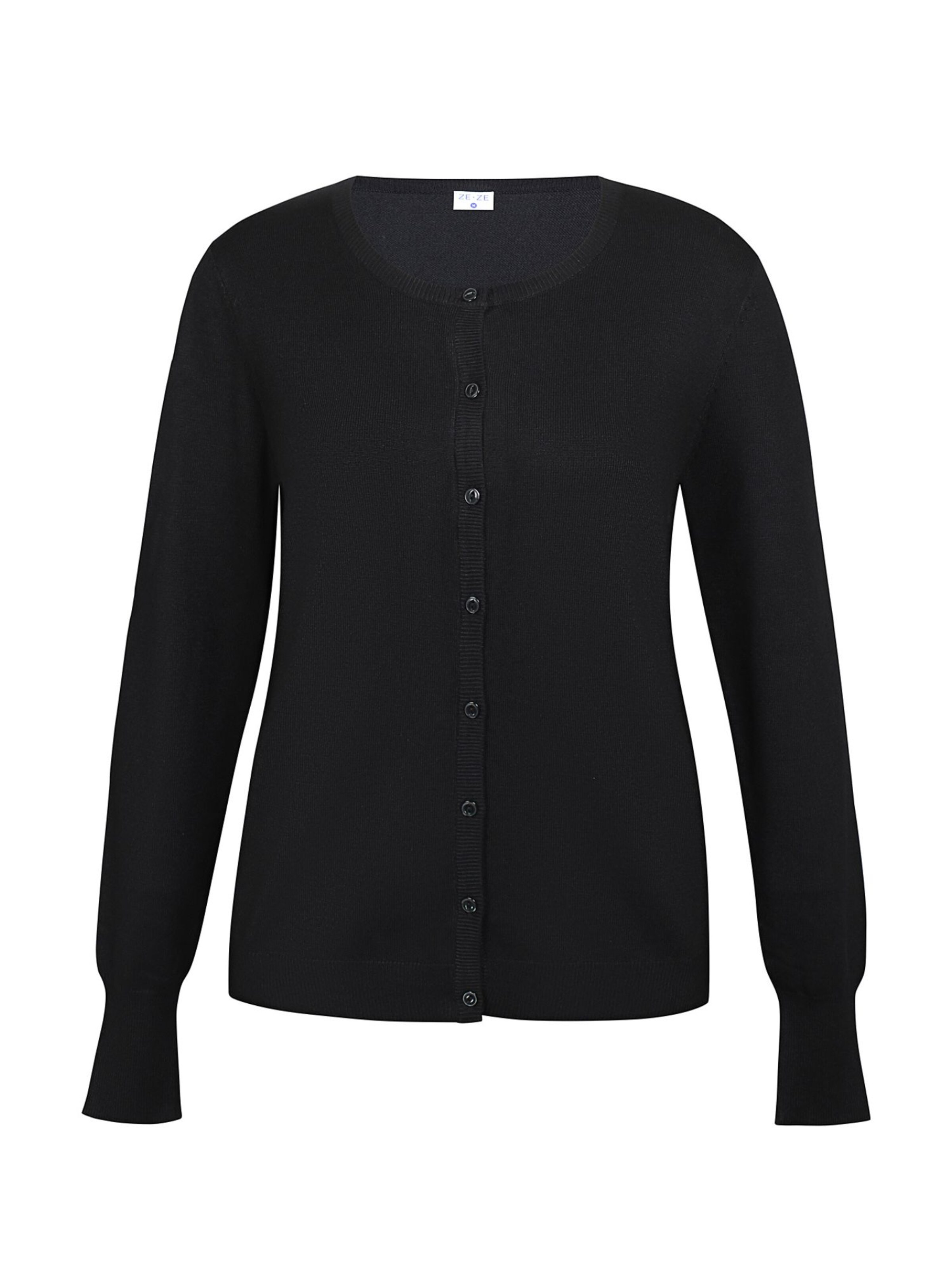 ze-ze Cardigan 'Norma 106' i sort