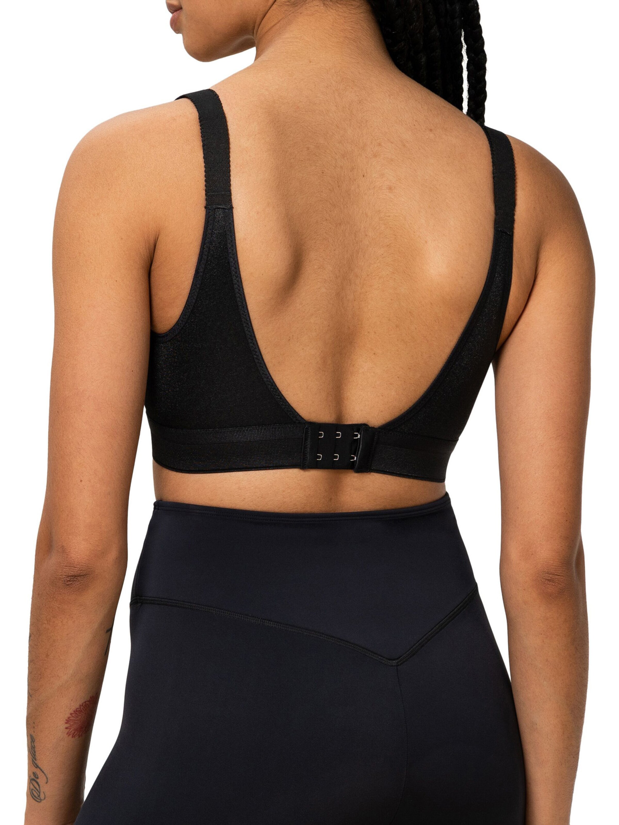 TRIUMPH High Support Sports bra ' Triaction Workout ' in Black