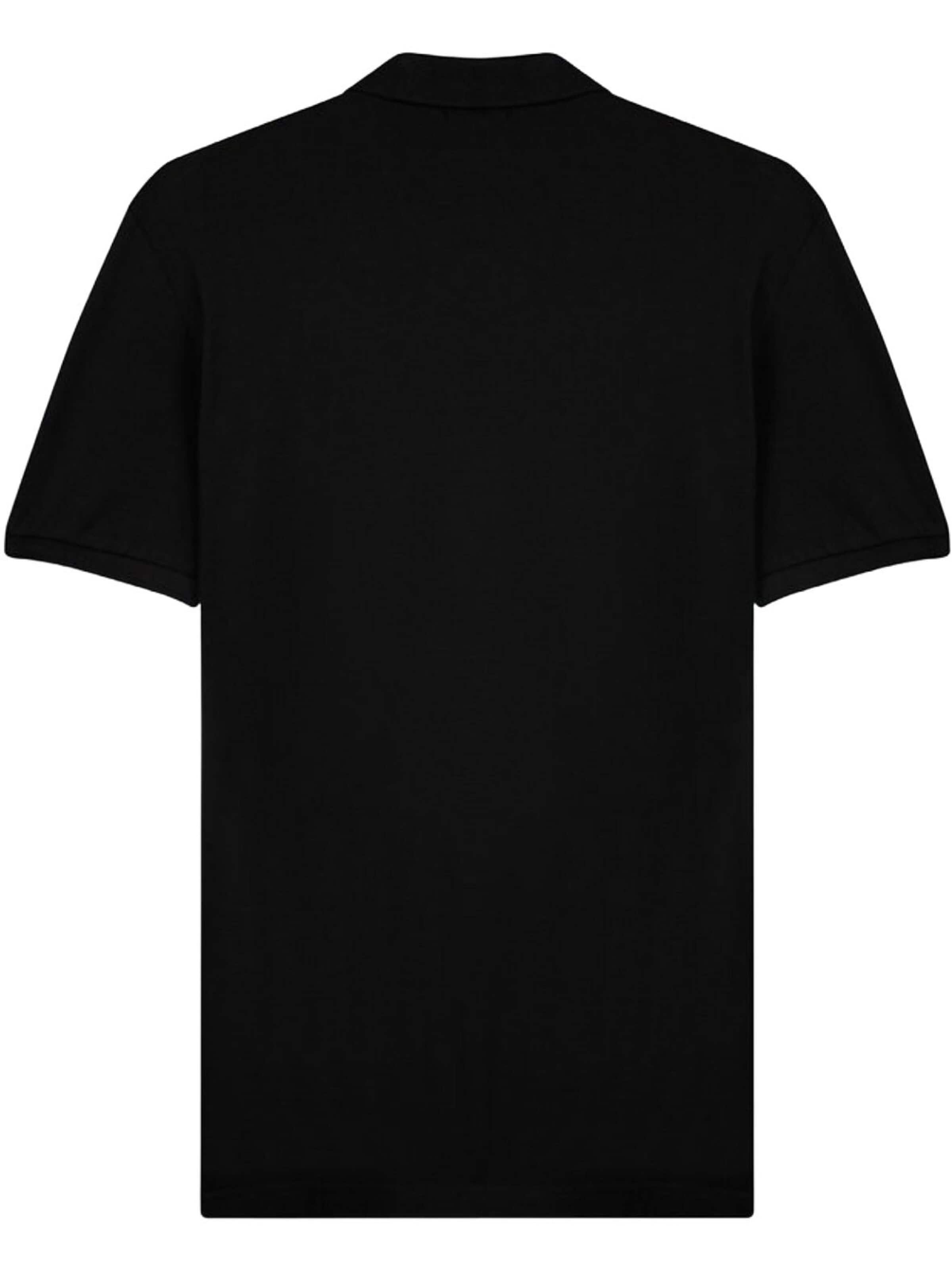 T-Shirt 'Zip Polo Shirt' LTB Jeans en noir : devant