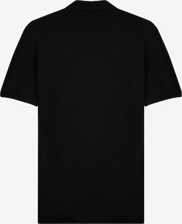 T-Shirt 'Zip Polo Shirt' LTB Jeans en noir : devant