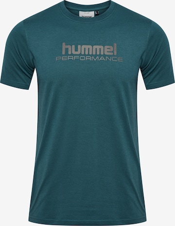 T-Shirt fonctionnel Hummel en vert : devant