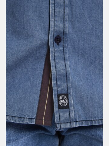 Jan Vanderstorm Comfort fit Overhemd ' Lorensius ' in Blauw