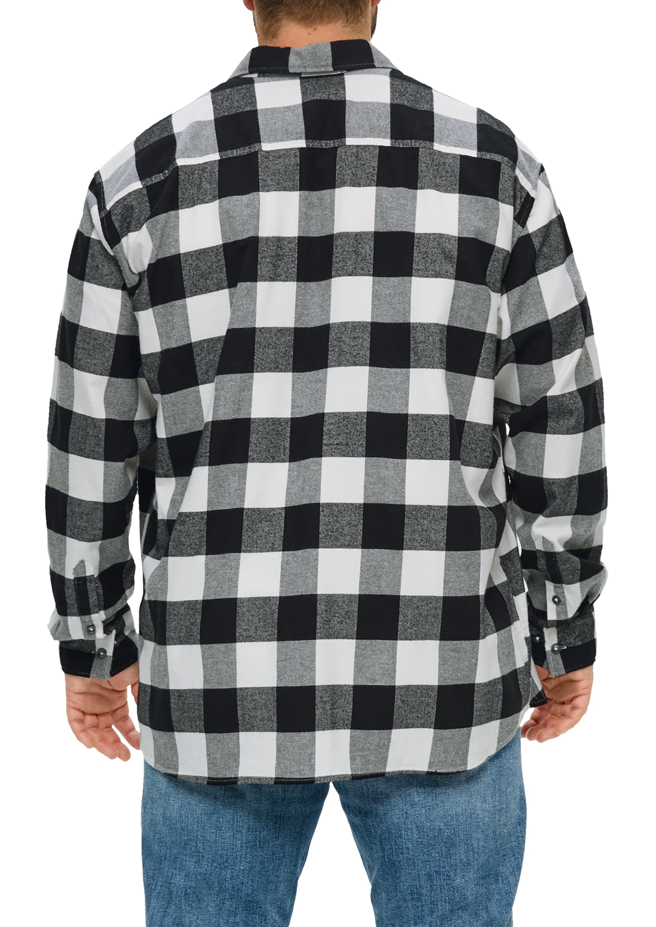 s.Oliver Men Big Sizes Regular Fit Hemd in Schwarz