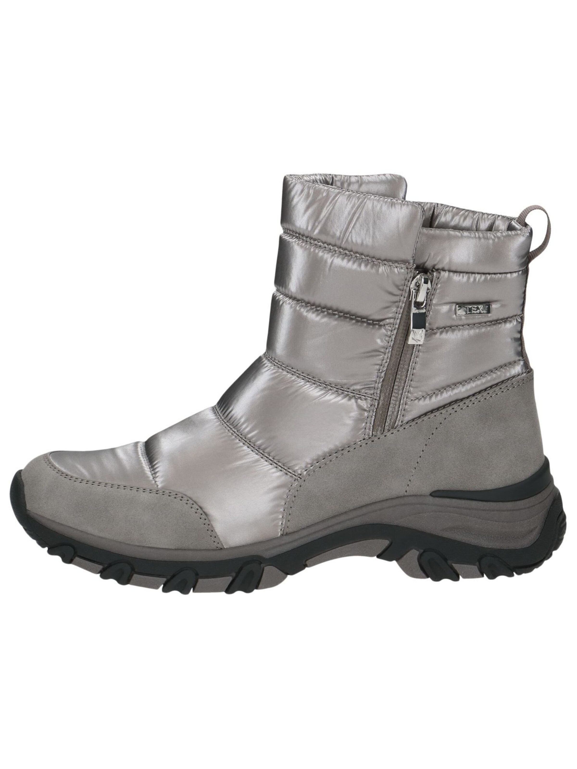 CAPRICE Ankle Boots in Silver